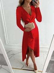 Natalia Wrap Midi Dress