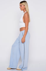 Soul Fire Velour Pants Baby Blue