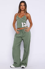 Can't Help The Feeling Track Pants Khaki