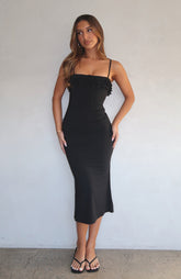 I'm Your Favourite Midi Dress Black