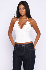 Oh My Darling Top Off White