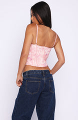 Resort Getaway Bustier Pink