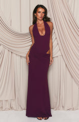 Twilight Temptation Maxi Dress Plum