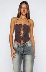 Make You My Lover Bustier Chocolate