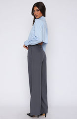 Thanks For Nothing Pants Slate Grey