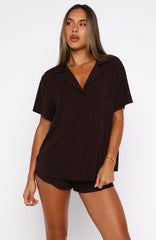 Dreamscape Pyjama Set Chocolate