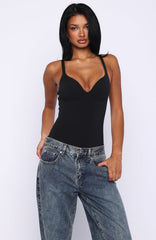 Feel Your Love Bodysuit Black