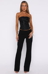 Hello Lover Pants Black