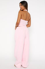 Make It Or Break It Barrel Leg Sweatpants Pink