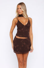 Summer Garden Top Chocolate