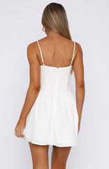 You're A Problem Mini Dress White